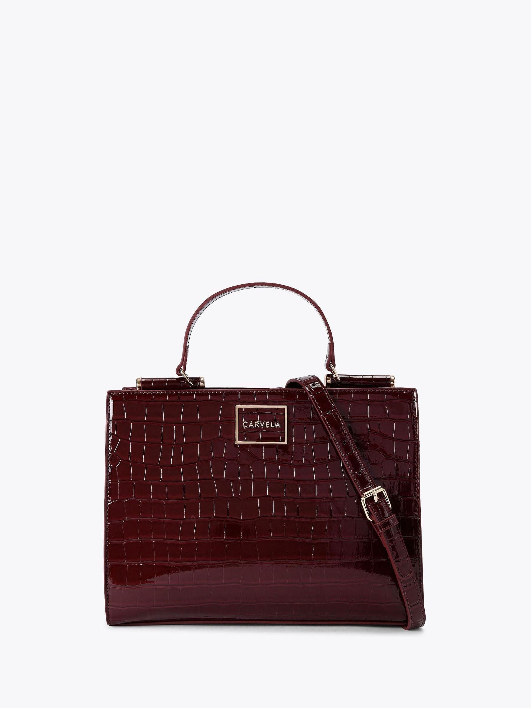 Carvela Wine Red Jessica Mini Tote 2 Bag