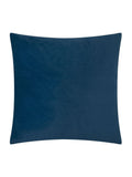 Paoletti Navy Evoke velvet cushion square 55cm, UK version