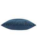 Paoletti Navy Evoke velvet cushion square 55cm, UK version
