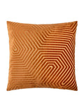 Paoletti Brick Evoke Cut Velvet Cushion