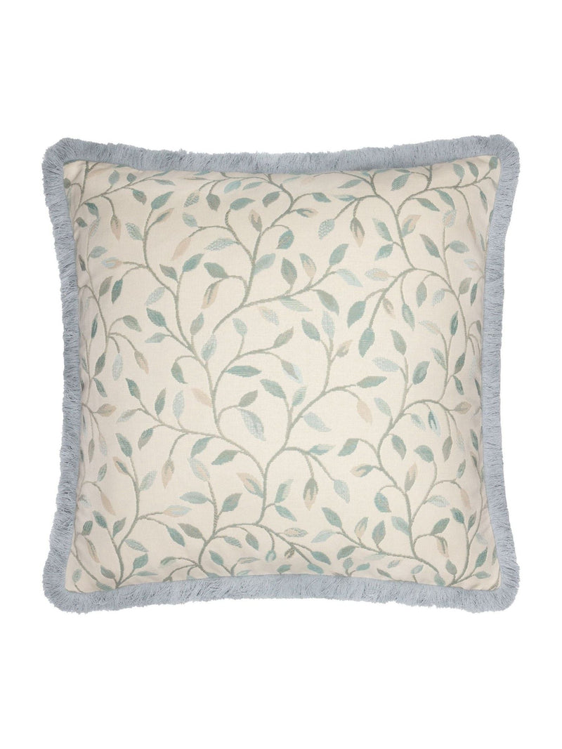 Voyage Maison duck egg jacquard cushion 50cm (British brand)