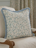 Voyage Maison duck egg jacquard cushion 50cm (British brand)