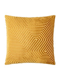 Paoletti Gold Evoke Cut Velvet Cushion