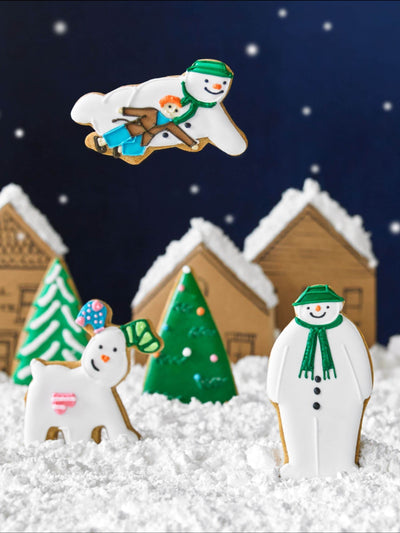 Next Biscuiteers Hand-Iced Snowman Biscuit Tin- Buy online at McGrocer