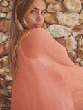Linen scarf sarong bright pink multiway, UK version