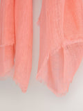 Linen scarf sarong bright pink multiway, UK version