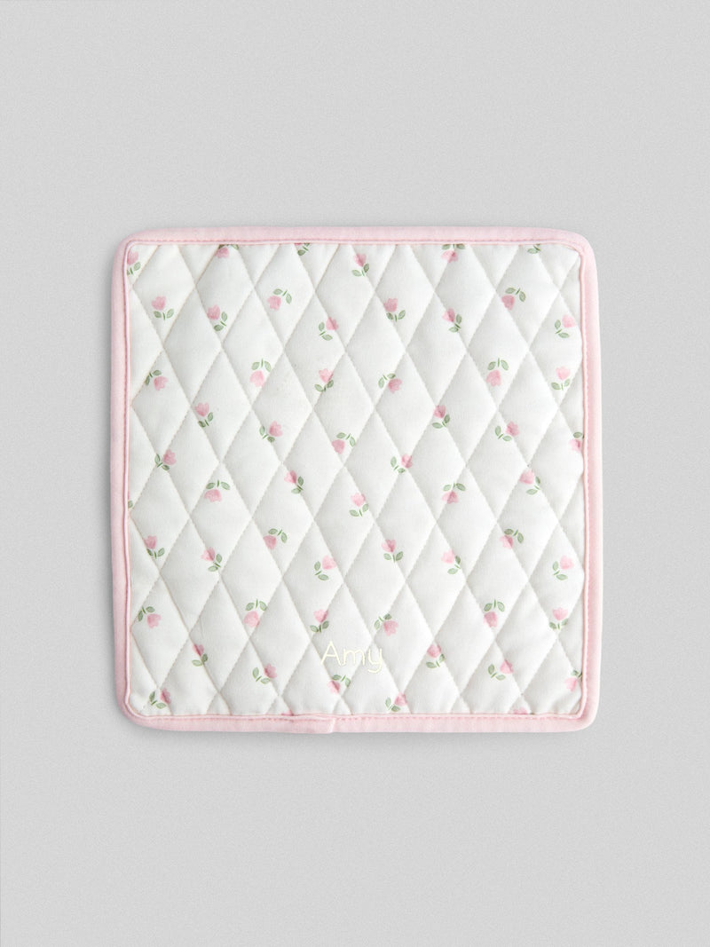 JoJo Maman Bébé pink personalised doll carry cot, UK version