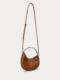 Lauren Ralph Lauren brown Tasha leather crossbody bag (British brand)