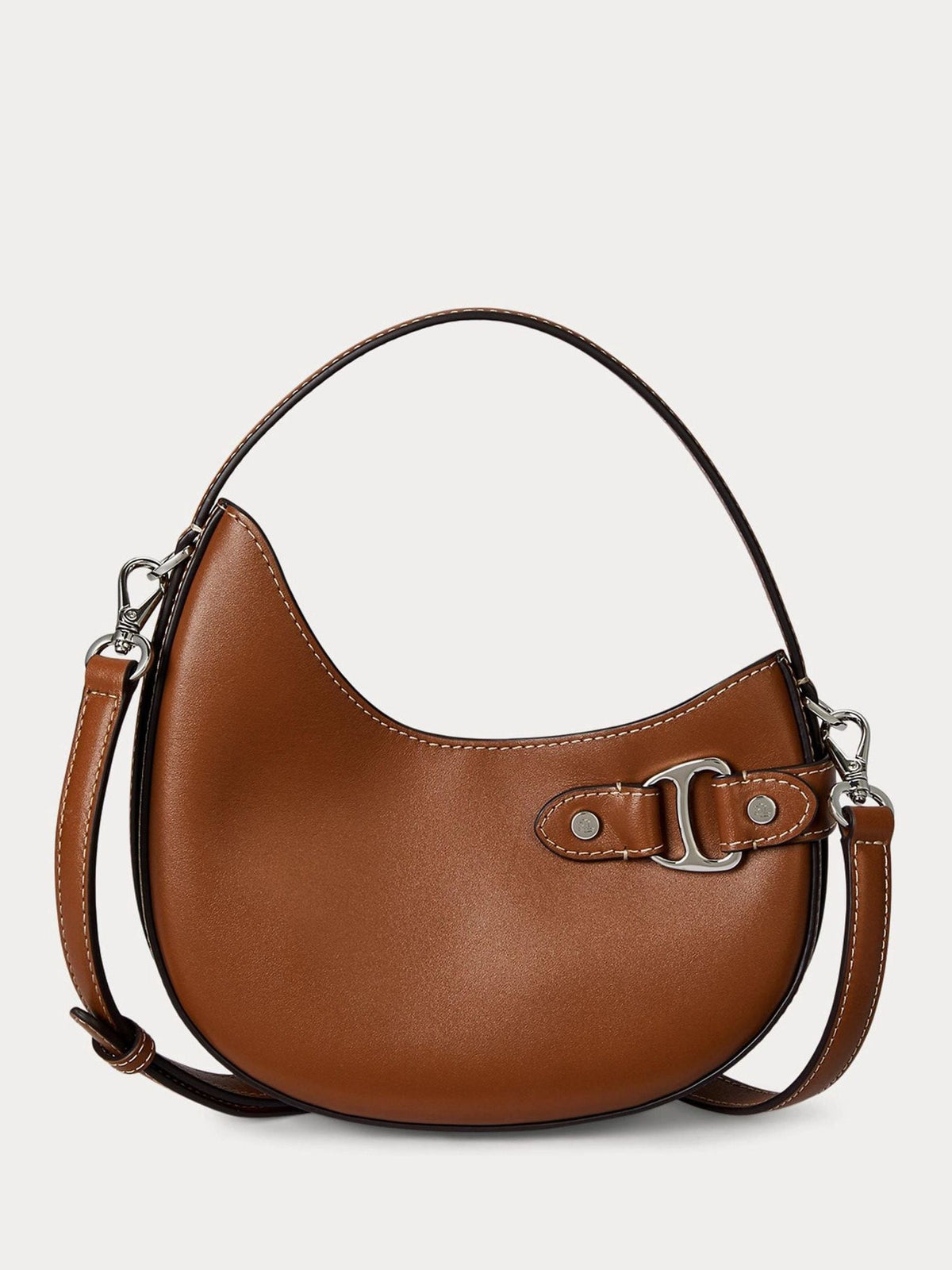 Lauren Ralph Lauren brown Tasha leather crossbody bag (British brand)
