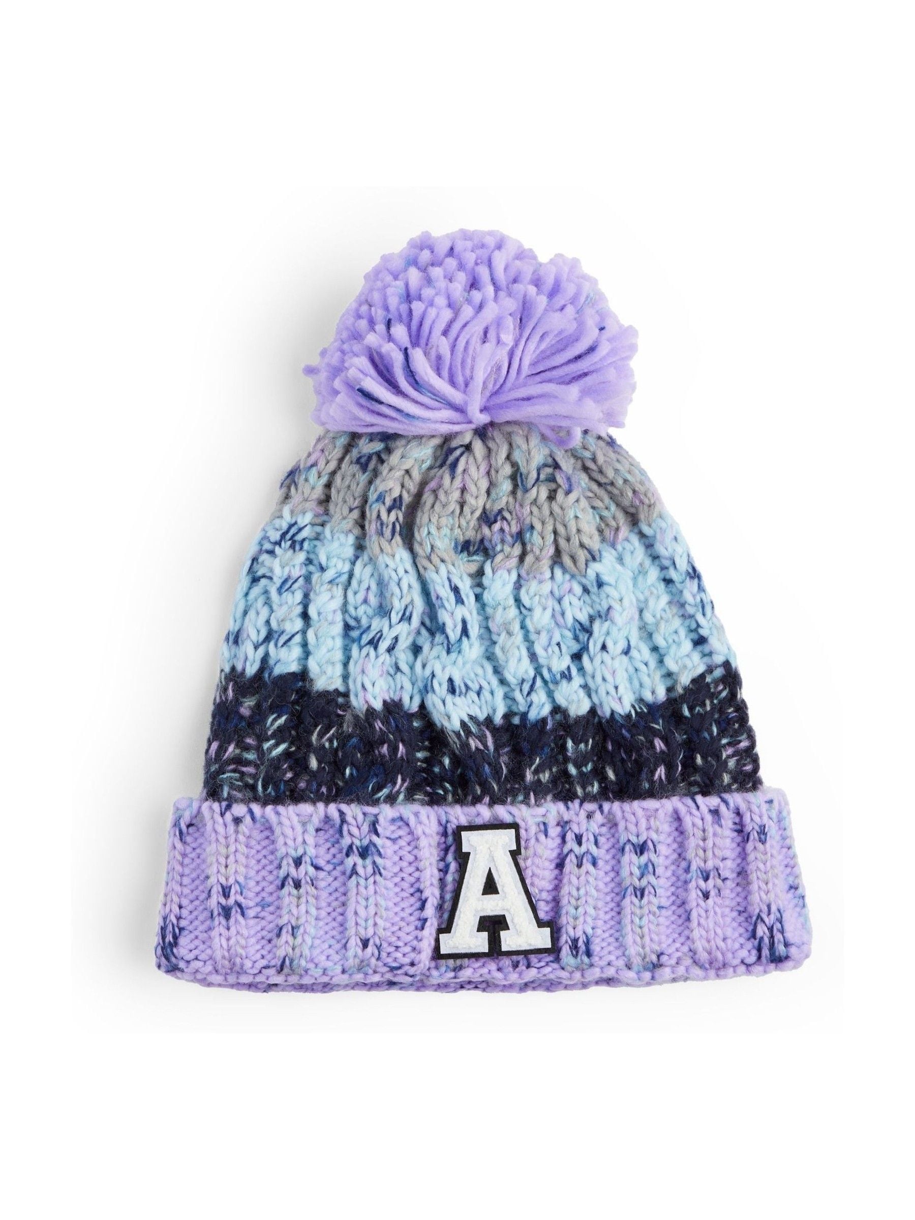 Alphabet personalised Christmas beanie kids hat, imported from the UK