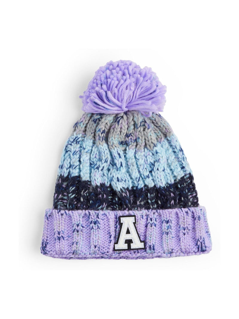 Alphabet personalised Christmas beanie kids hat, imported from the UK