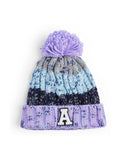 Alphabet personalised Christmas beanie kids hat, imported from the UK