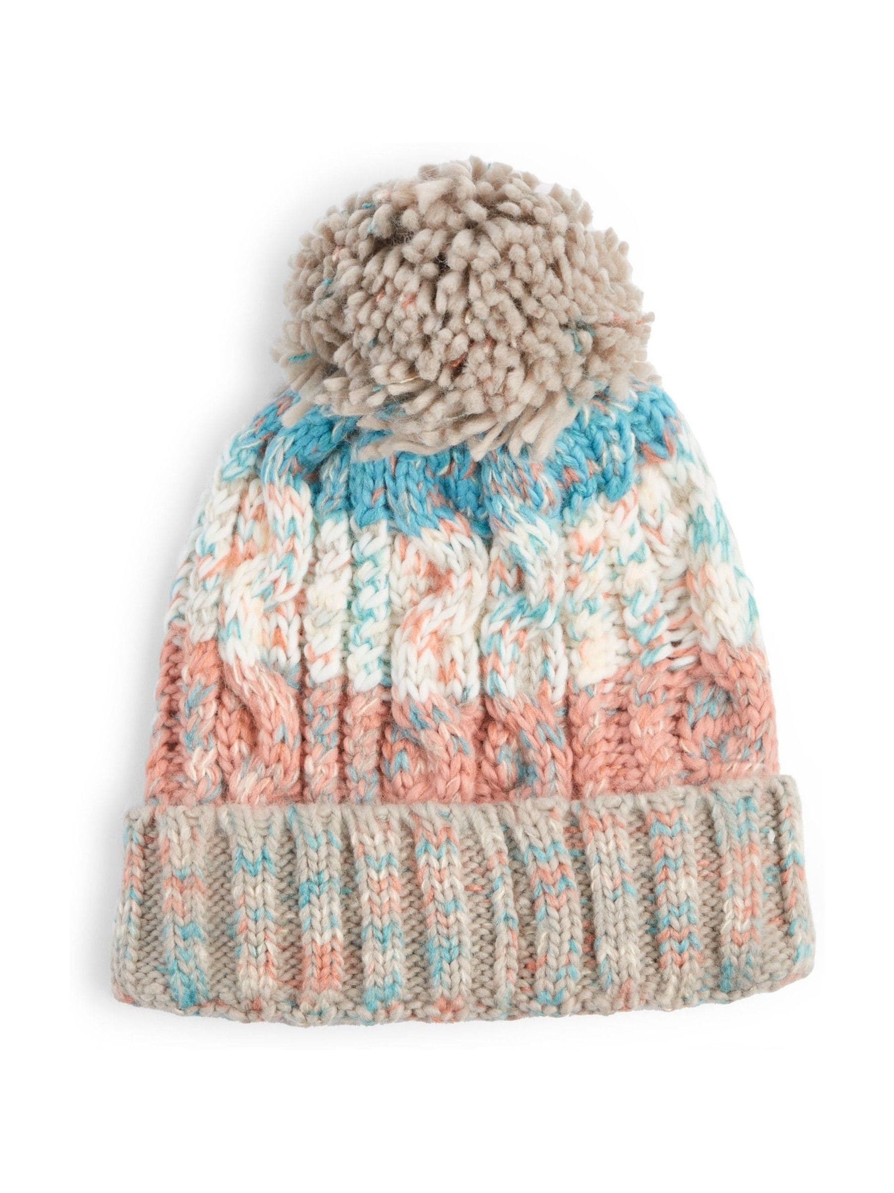 Alphabet personalised christmas beanie with pom pom, imported from the UK