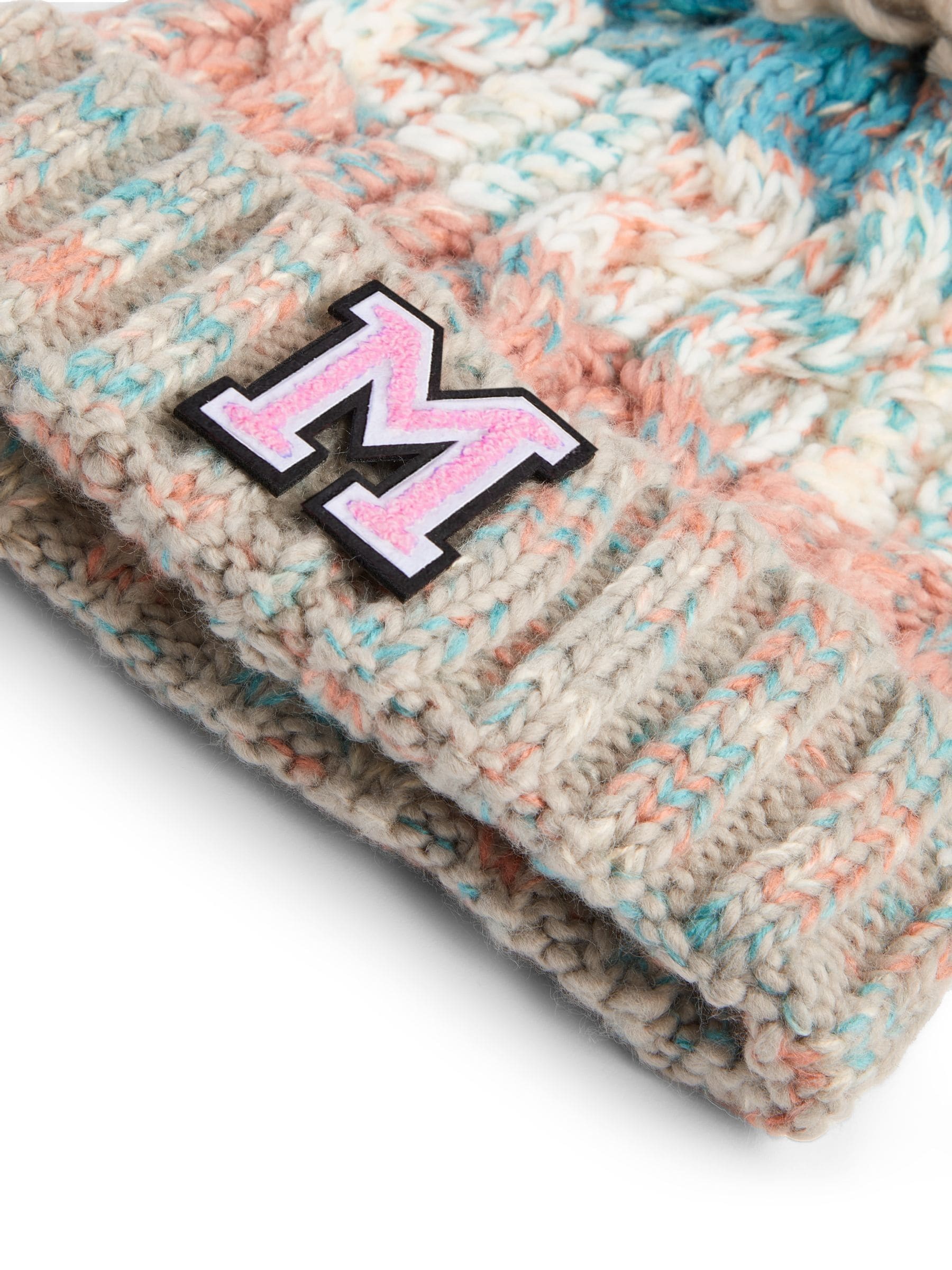 Alphabet personalised christmas beanie with pom pom, imported from the UK
