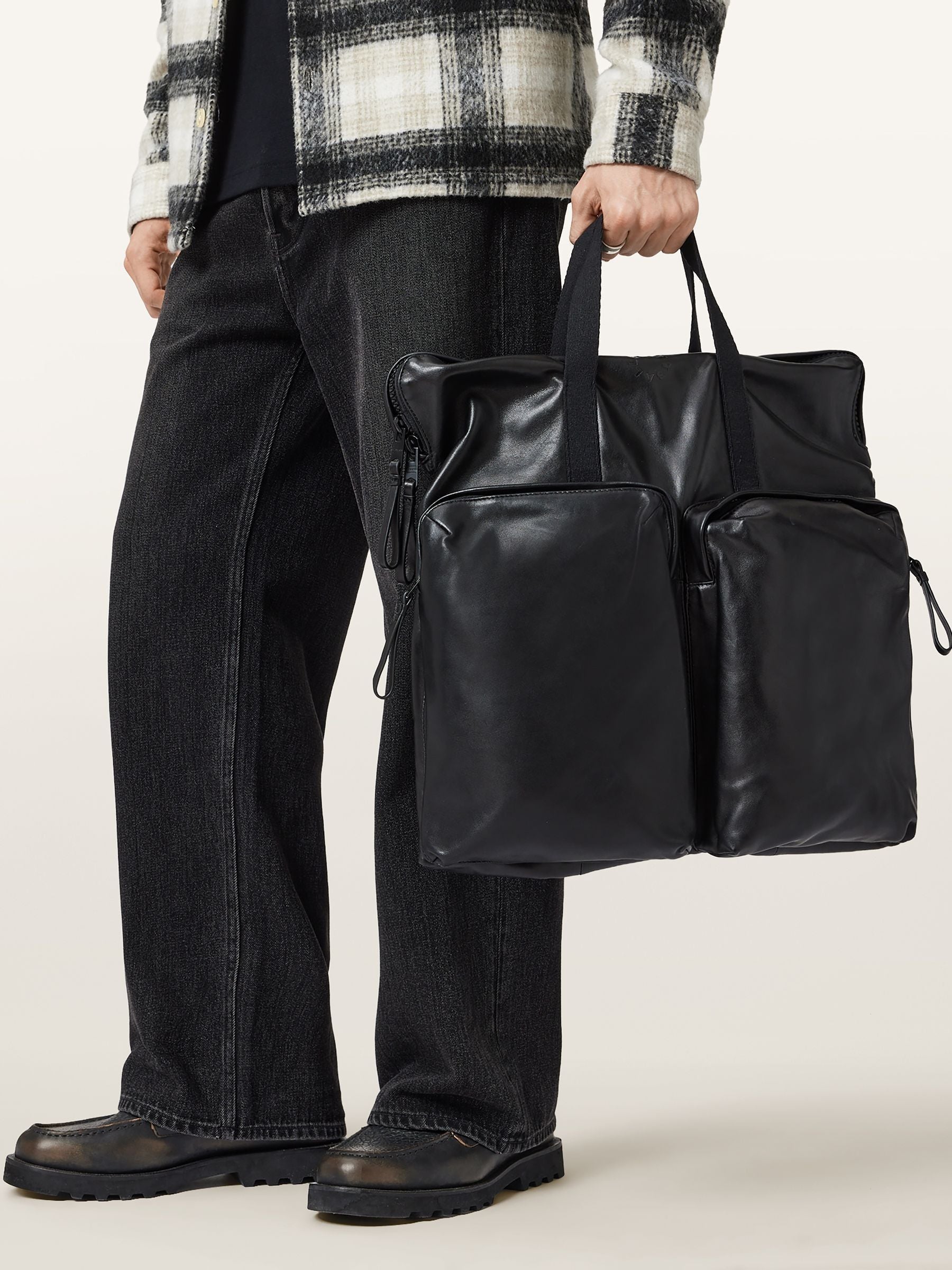 AllSaints Black Haven Force backpack - British product