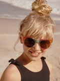 Pink/Lilac Round Sunglasses