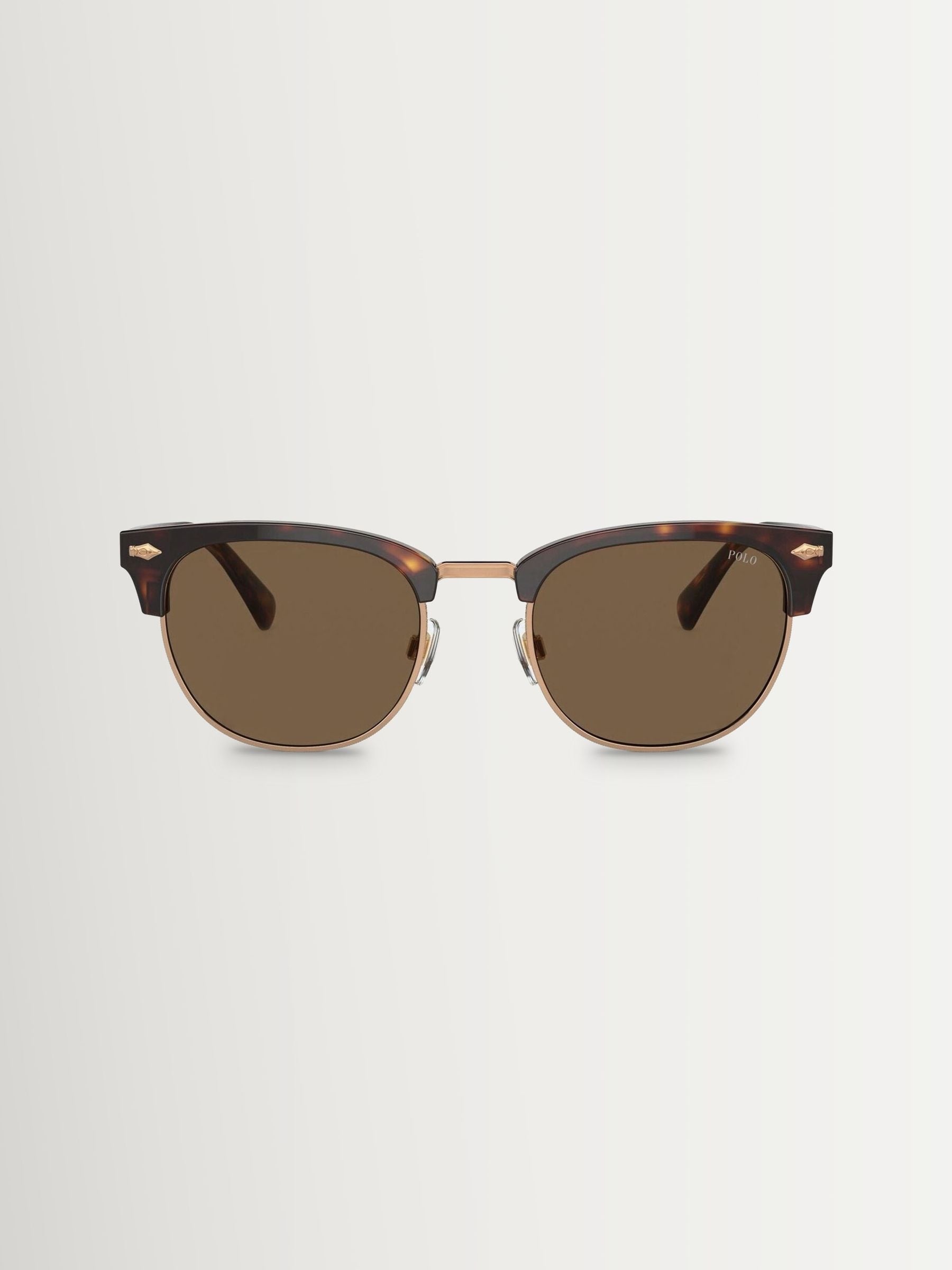 Polo Ralph Lauren PH4217 round sunglasses with brown tortoise frame, UK version