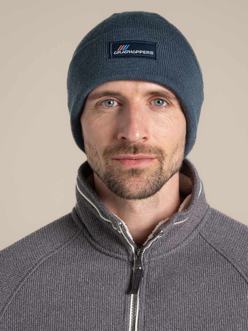Craghoppers Blue Archive knitted beanie (British brand)