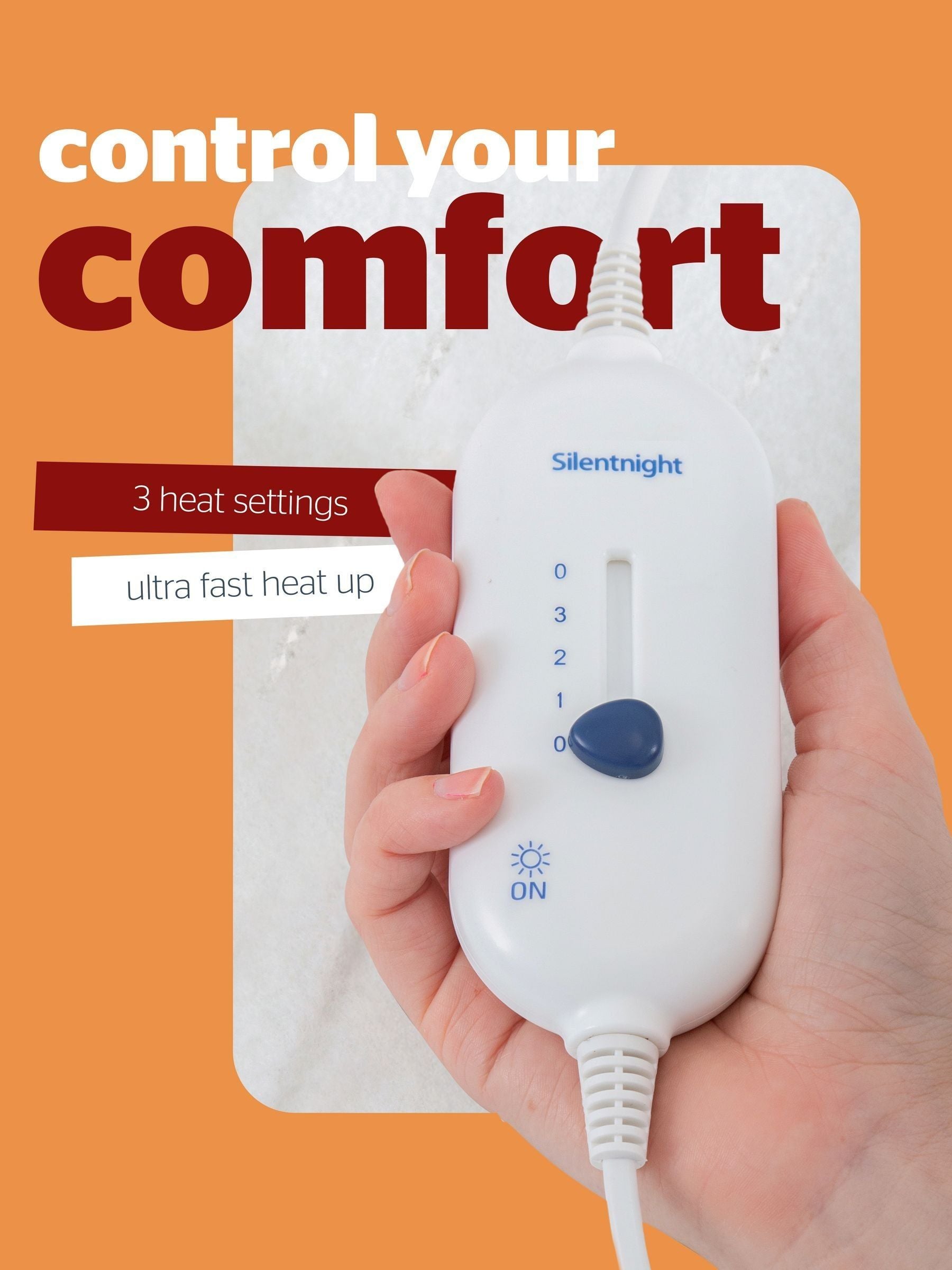 Silentnight Winter Warmer electric blanket, imported from the UK