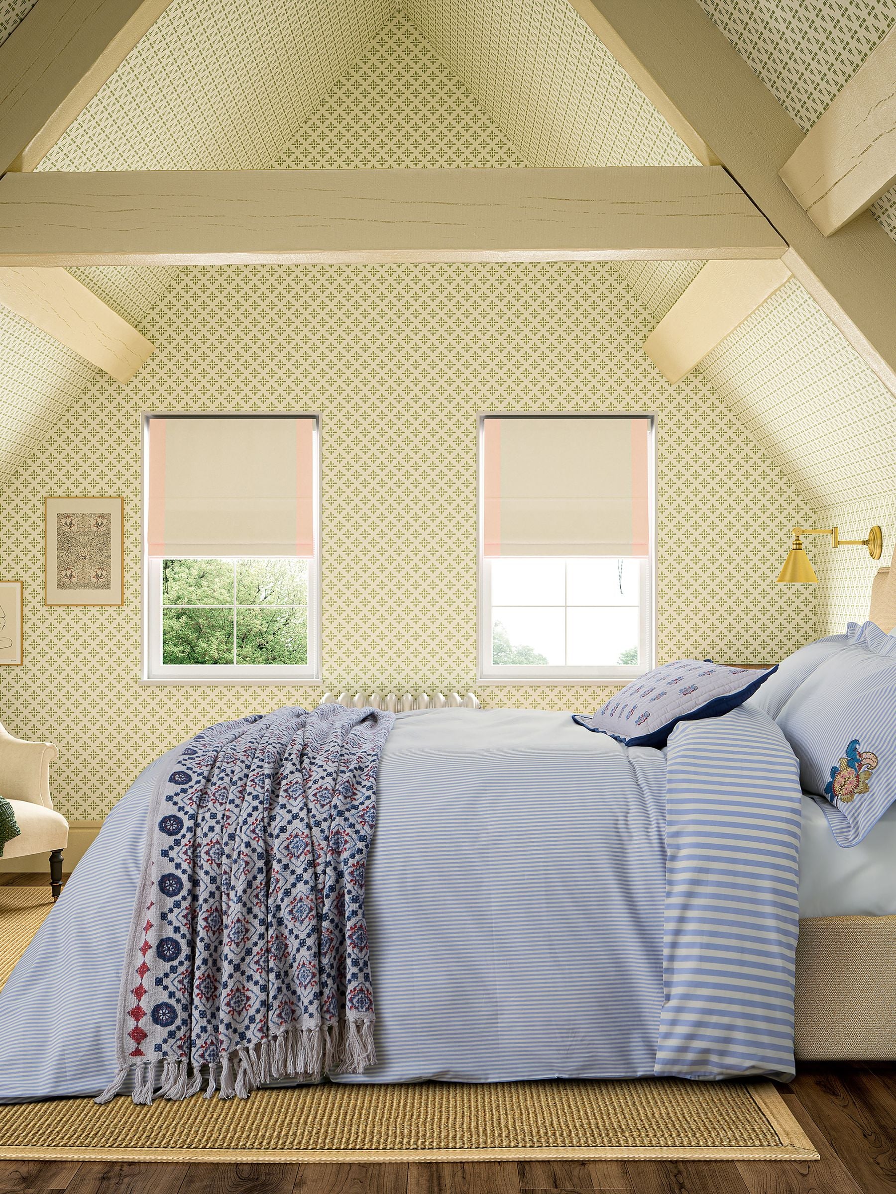 Joules Blue Earlsford Foulard duvet cover set, UK version
