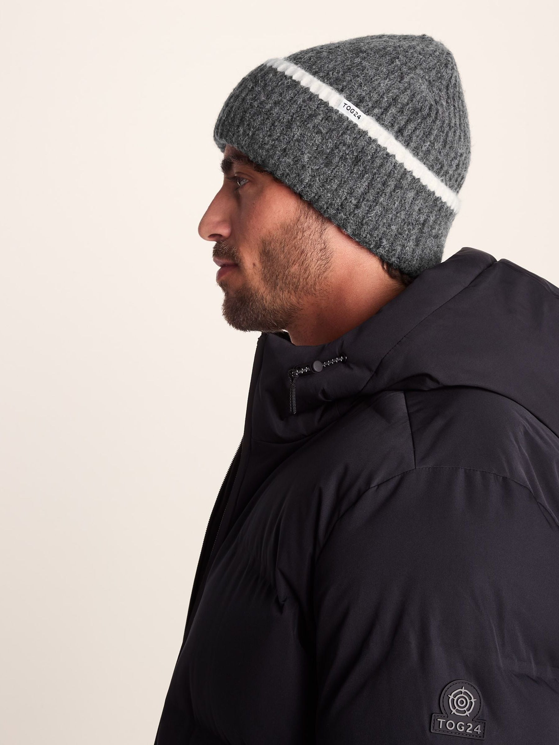 Tog 24 Ava knitted hat in grey (British brand)
