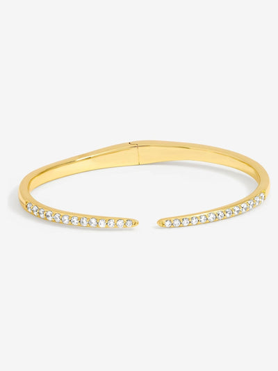 Vergoldetes Kristall-Offenarmband 204,2mm x 50mm