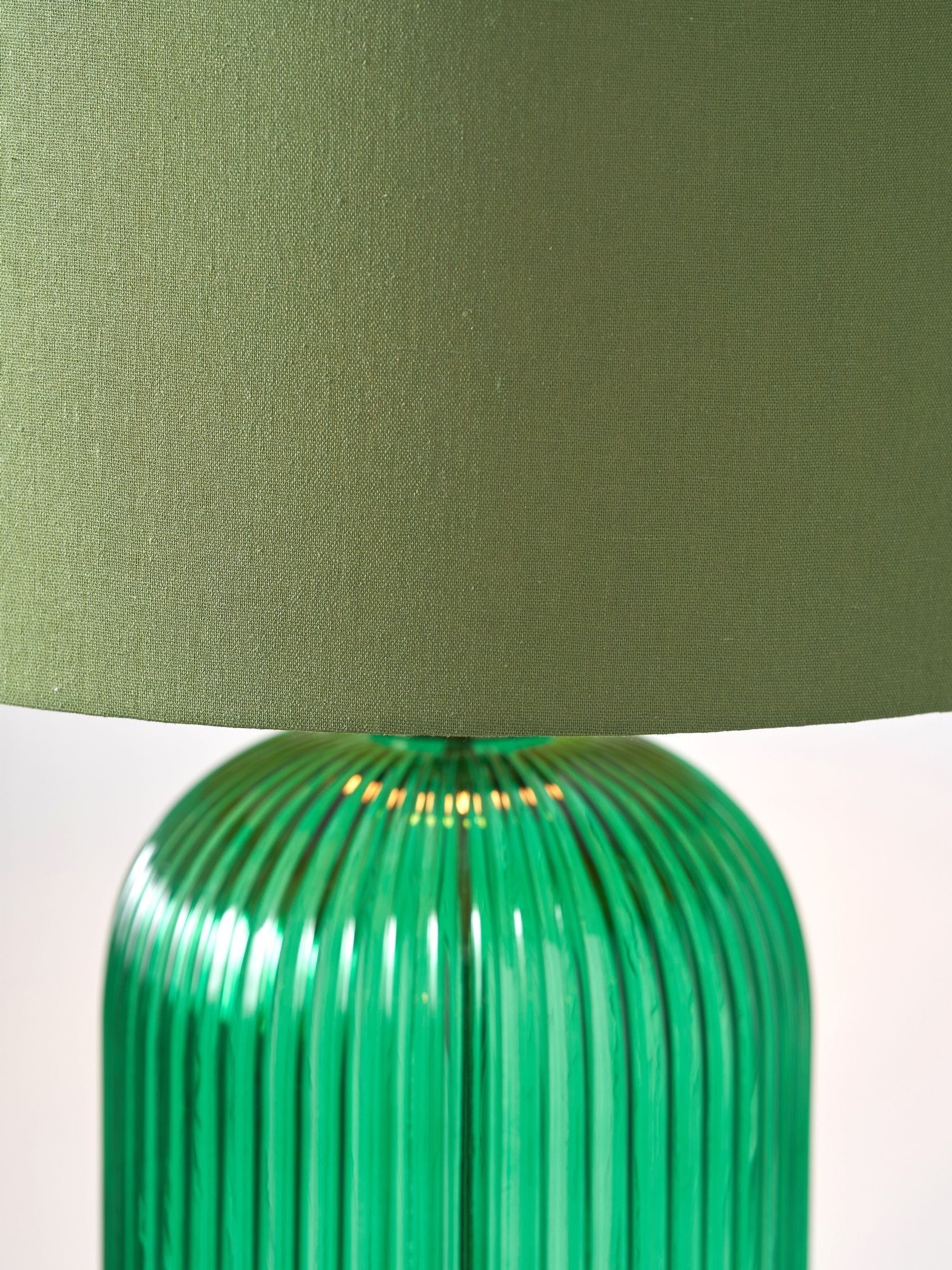 Designers Guild Emerald Varese table lamp, imported from the UK