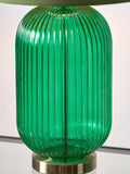 Designers Guild Emerald Varese table lamp, imported from the UK