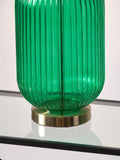 Designers Guild Emerald Varese table lamp, imported from the UK