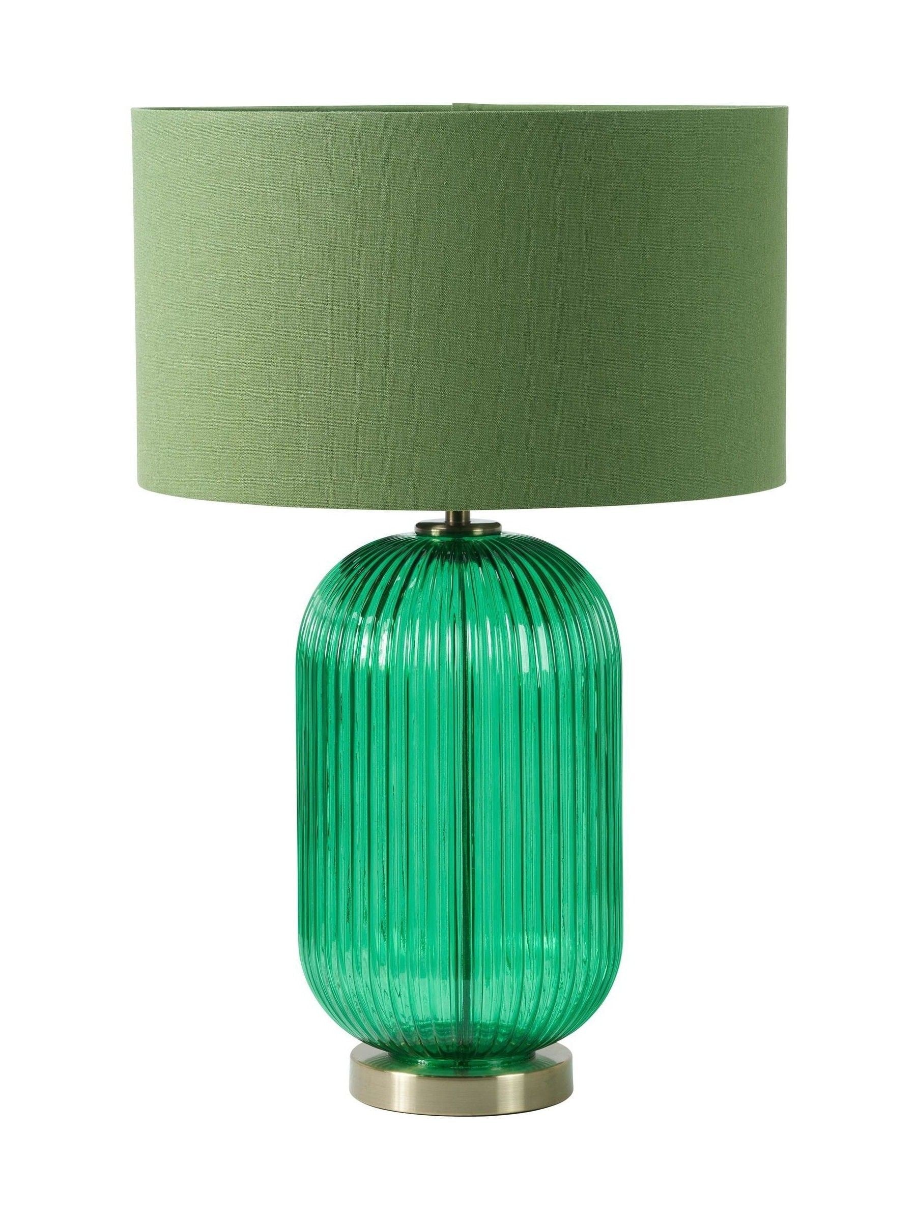 Designers Guild Emerald Varese table lamp, imported from the UK