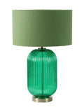 Designers Guild Emerald Varese table lamp, imported from the UK