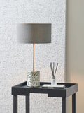 Designers Guild grey Pavonazzo terrazzo table lamp (British brand)