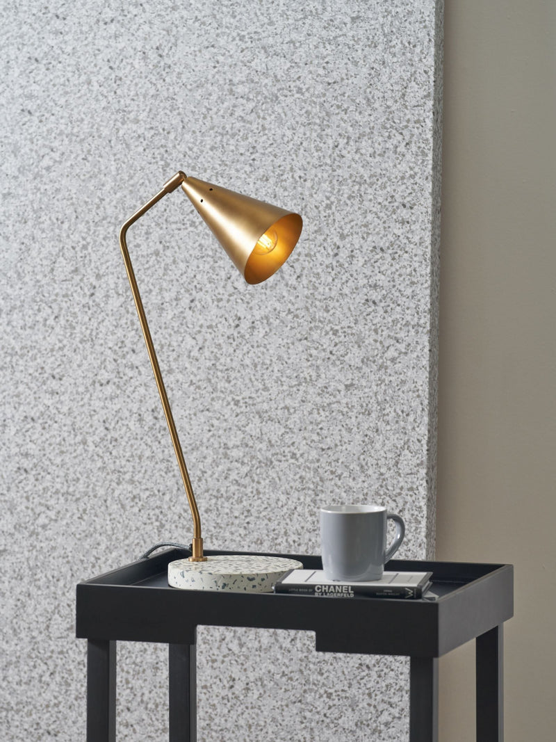 Designers Guild Bronze Pavonazzo desk lamp, UK version