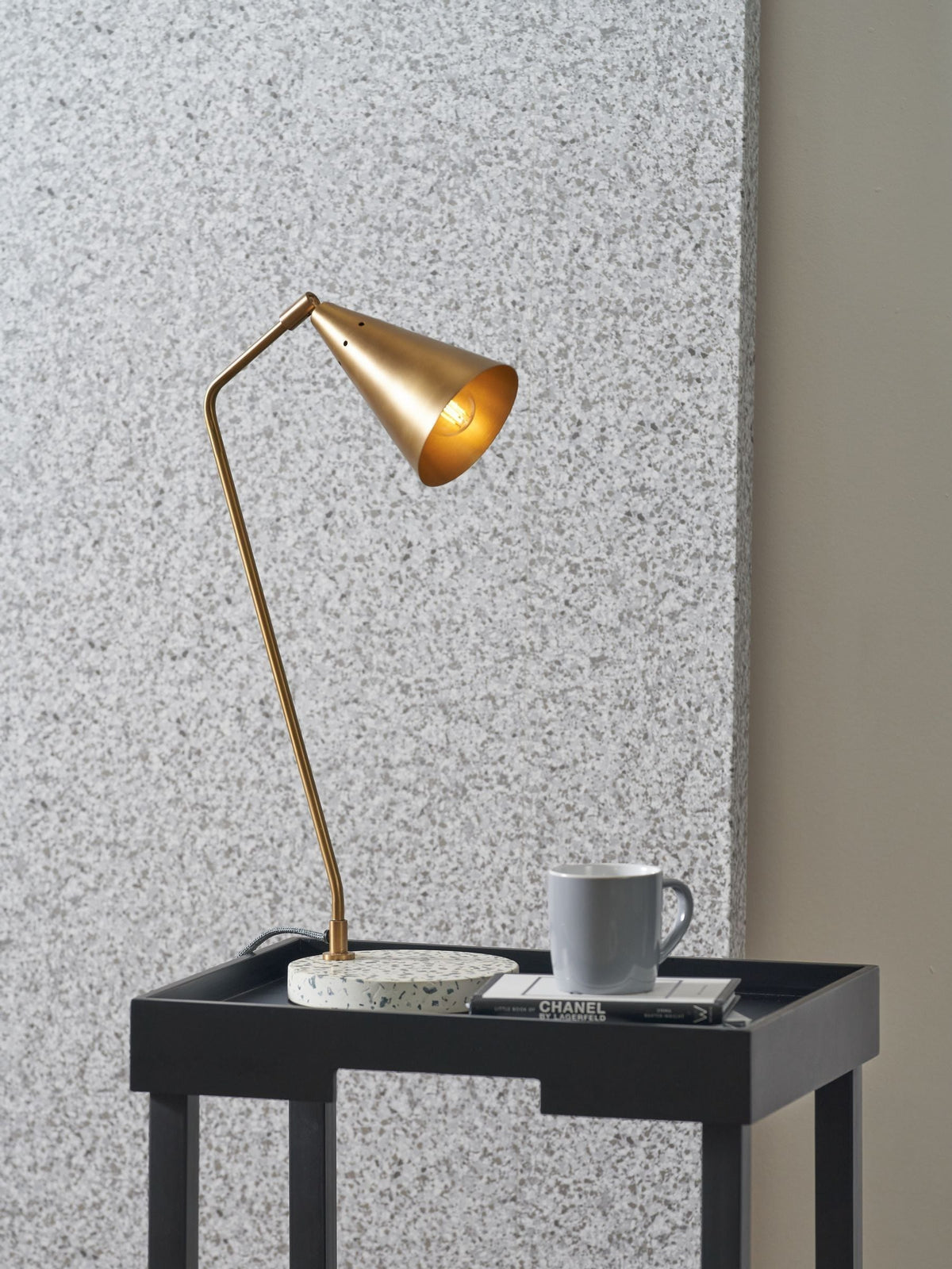 Designers Guild Bronze Pavonazzo desk lamp, UK version
