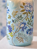 Designers Guild blue Porcelaine de Chine table lamp set, UK version