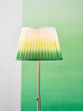 Designers Guild emerald Savoie pleated lamp shade 14 inch, imported from the UK