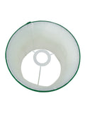 Designers Guild emerald Savoie pleated lamp shade 14 inch, imported from the UK
