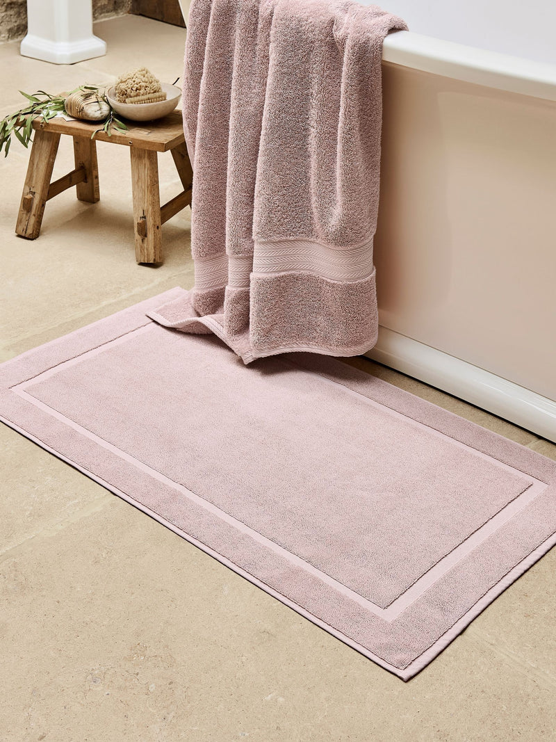 Christy Renaissance Dove Grey 100% Cotton Bath Mat 52cm x 90cm