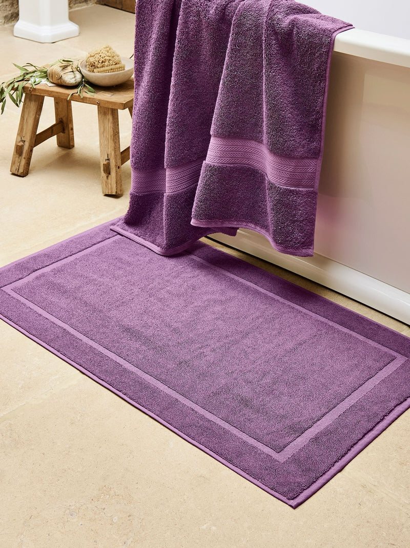 Christy Renaissance Dove Grey 100% Cotton Bath Mat 52cm x 90cm