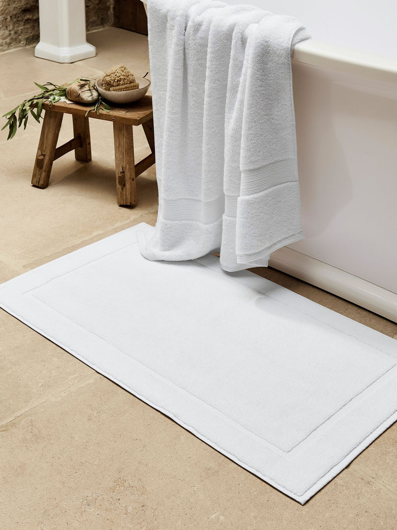 Christy Renaissance Dove Grey 100% Cotton Bath Mat 52cm x 90cm
