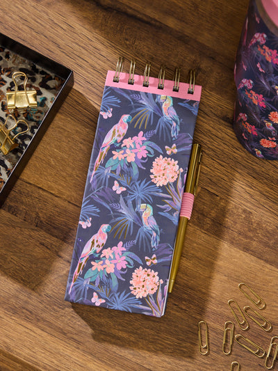 Next List Pad - Tropical Print - Pink/Blue- Buy online at McGrocer