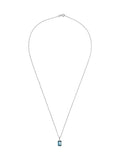 Beaverbrooks white gold topaz pendant 45cm - British product