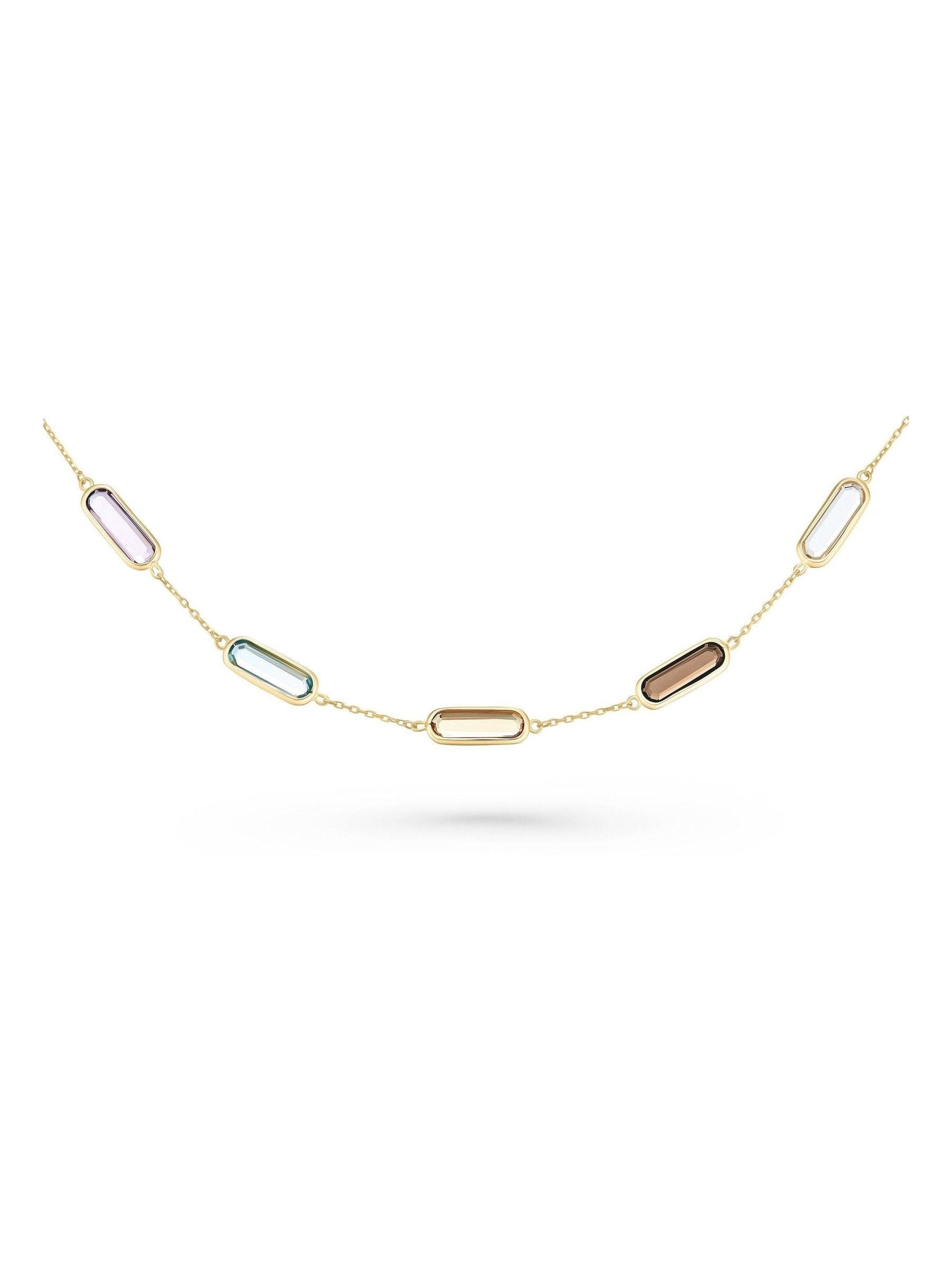 Beaverbrooks gold 9ct cubic zirconia multi-coloured bracelet - British product