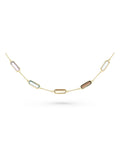 Beaverbrooks gold 9ct cubic zirconia multi-coloured bracelet - British product