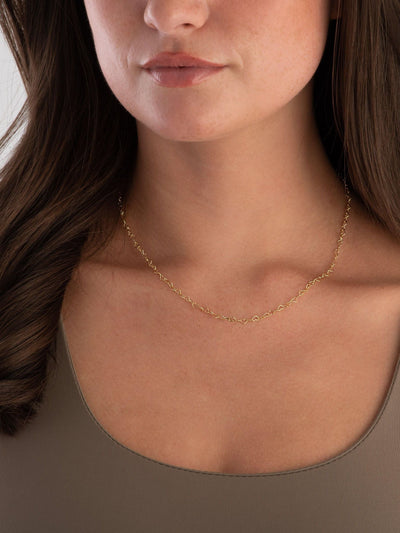 Next Beaverbrooks Gold Plated Heart Chain Necklace 45cm- Buy online at McGrocer