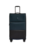 Antler Blue Soft Stripe suitcase, imported from the UK
