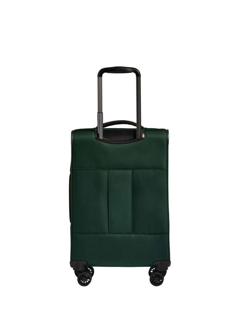 Antler Green Soft Stripe cabin suitcase, UK version