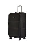 Antler black soft stripe suitcase (British brand)
