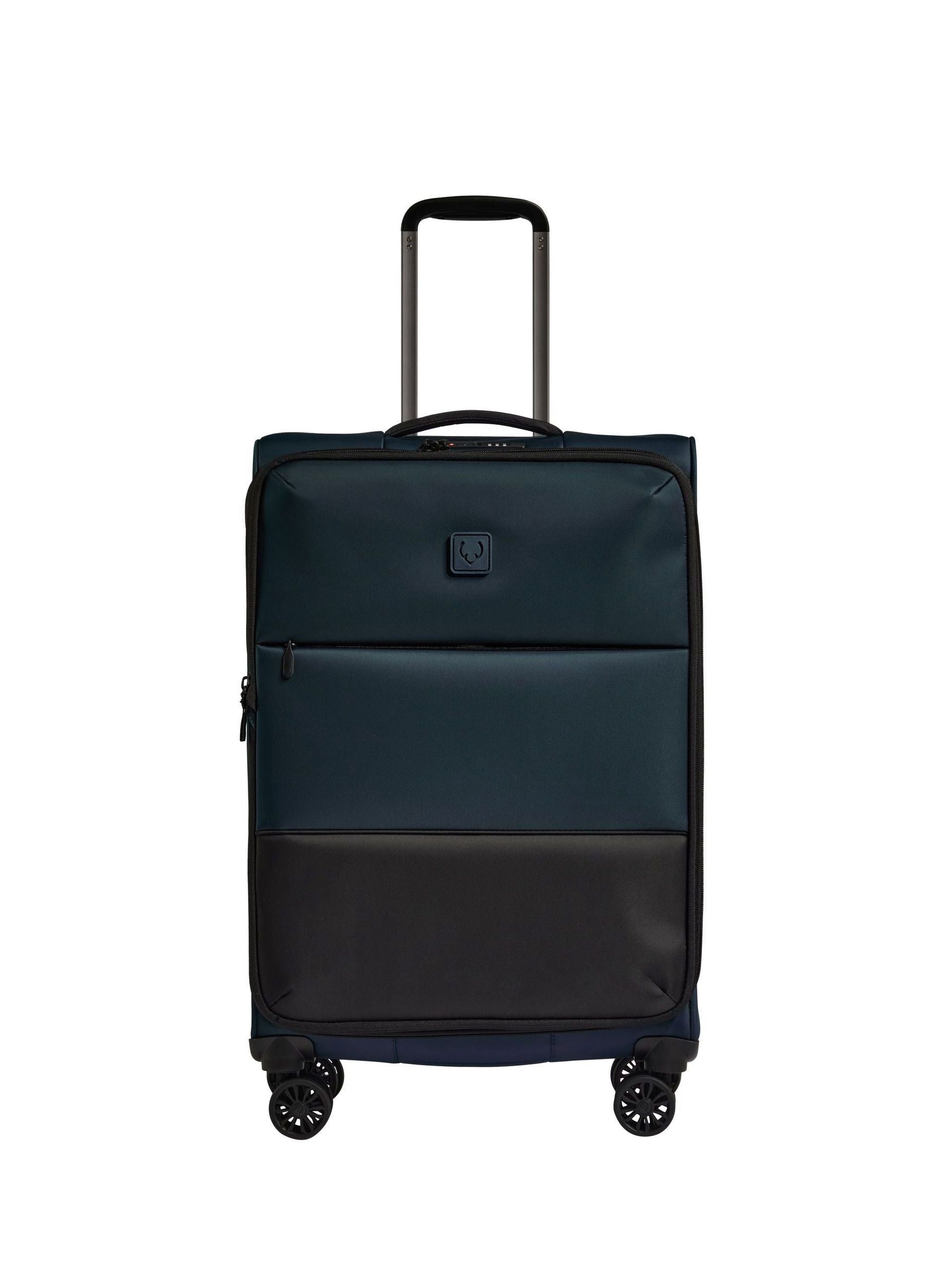 Antler Blue Soft Stripe suitcase - imported from the UK