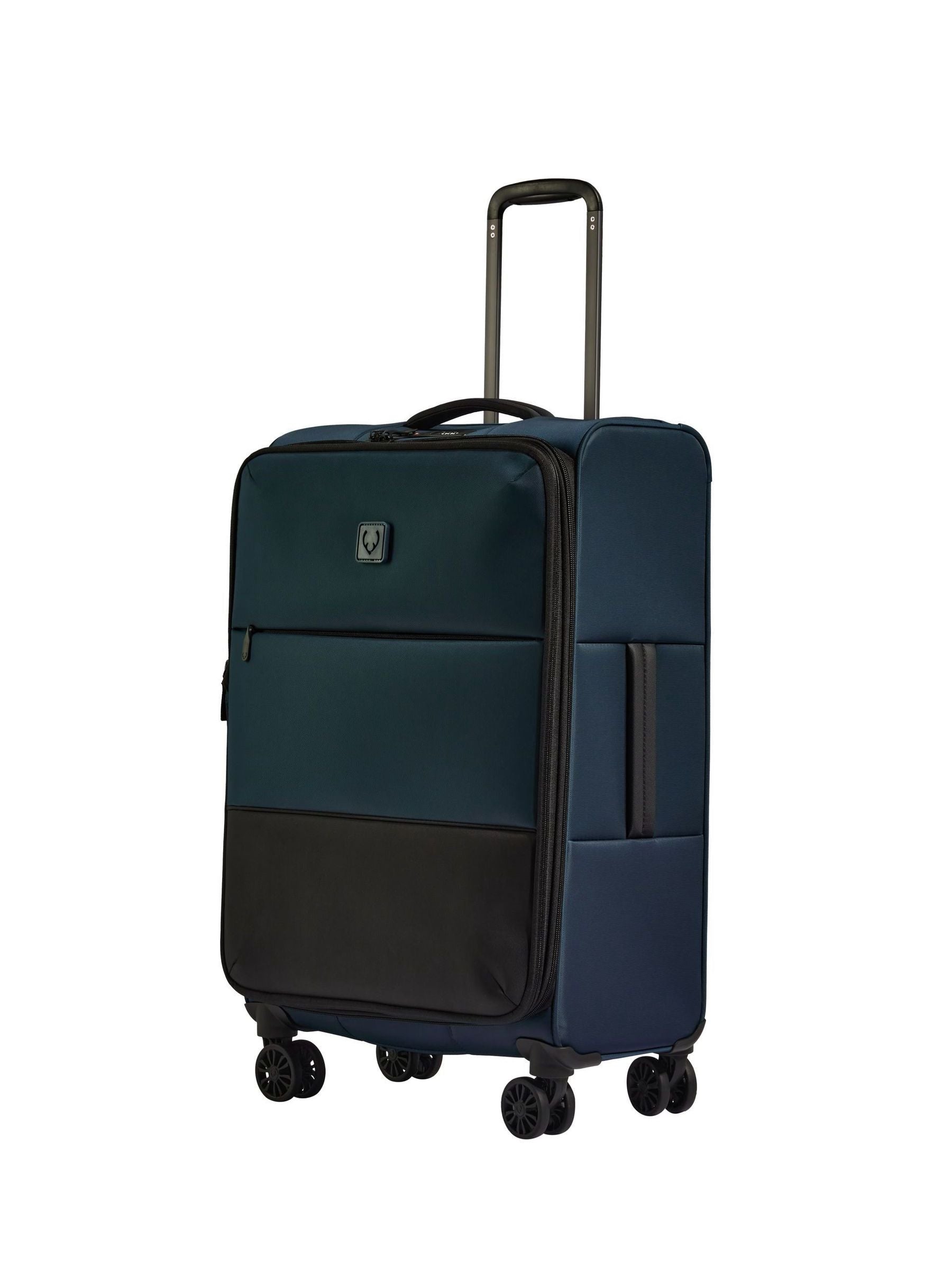 Antler Blue Soft Stripe suitcase - imported from the UK